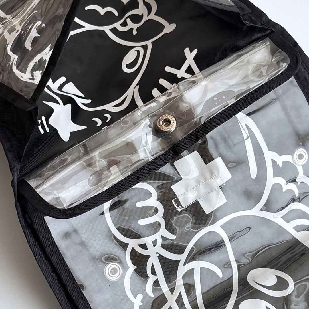 【新品】CASTELBAJAC ウォールポケット 車用 壁掛け 透明 収納 大判