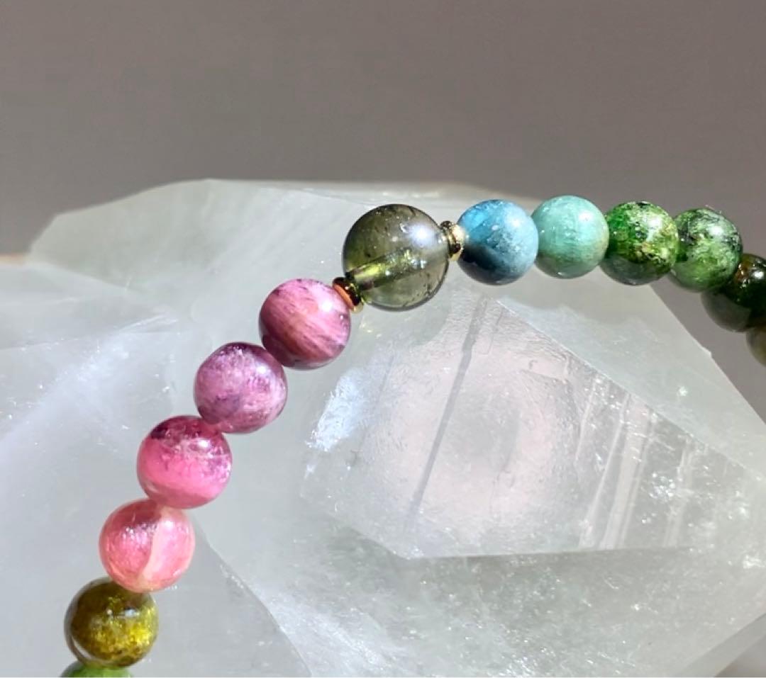 ミックストルマリン ブレスレット