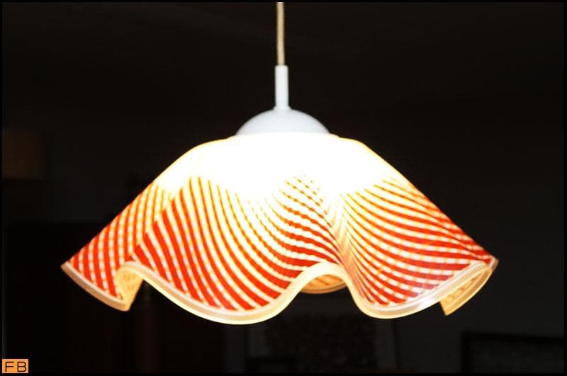 北新電器製作所 ペンダントライト F7RP-091K-10 赤 照明器具