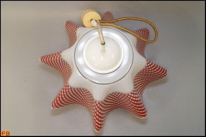 北新電器製作所 ペンダントライト F7RP-091K-10 赤 照明器具