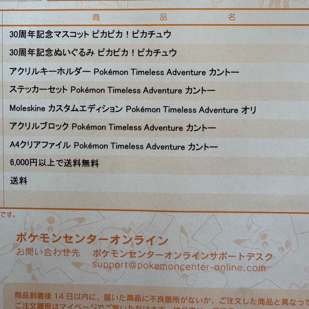 【本日発送可能】ポケモン30周年記念グッズ全品セット
