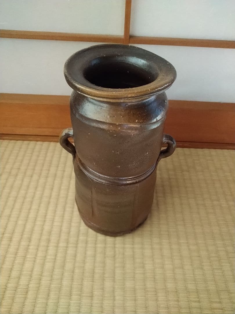 備前焼　花瓶　乗松俊行