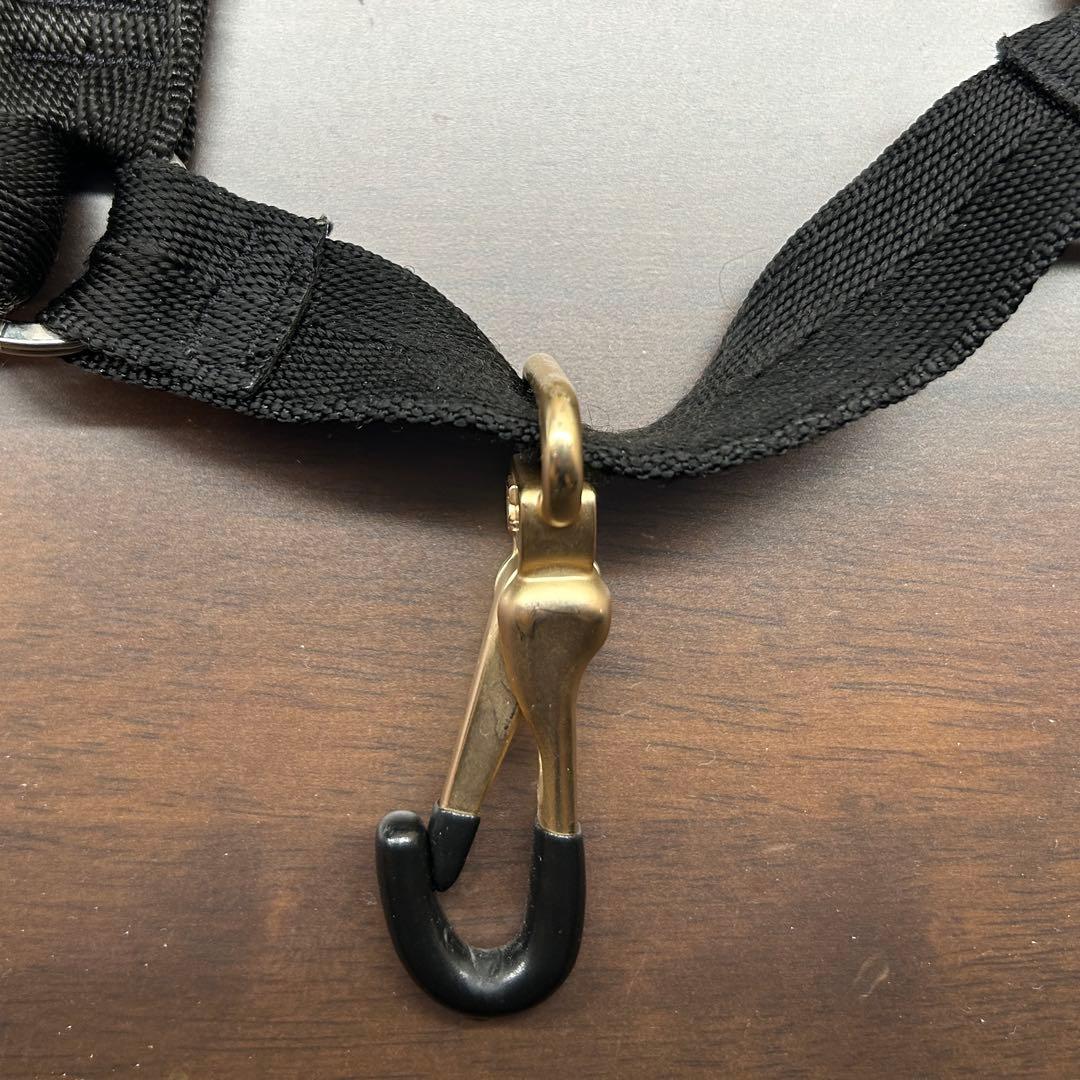 BG コンフォートハーネスストラップ 金属フックLサイズ 中古品