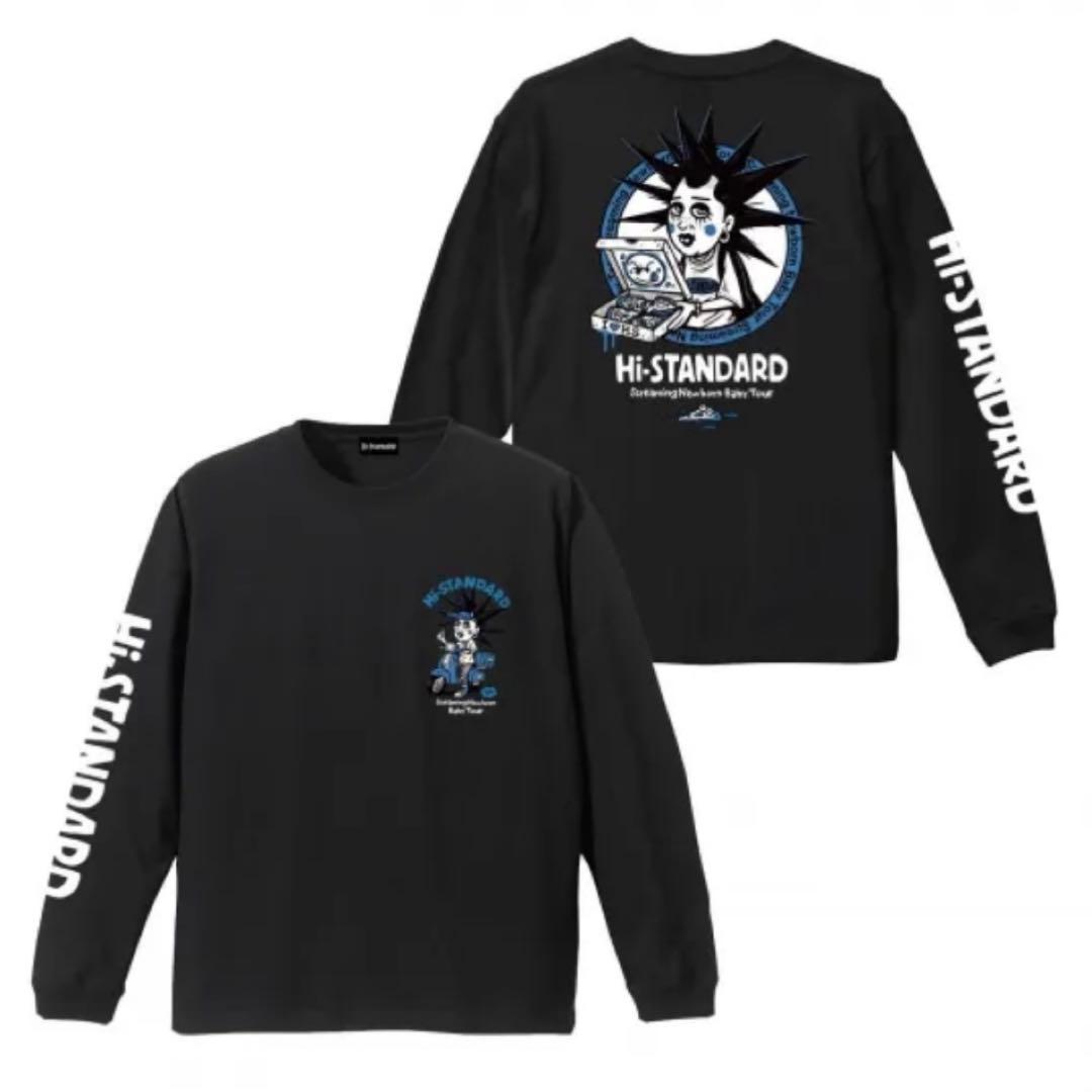 Hi-standard TM Paint ロンT XL ハイスタンダード