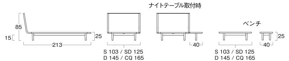 【定価40万！】日本ベッド プレーリー ウォールナットセミダブルベッドフレーム