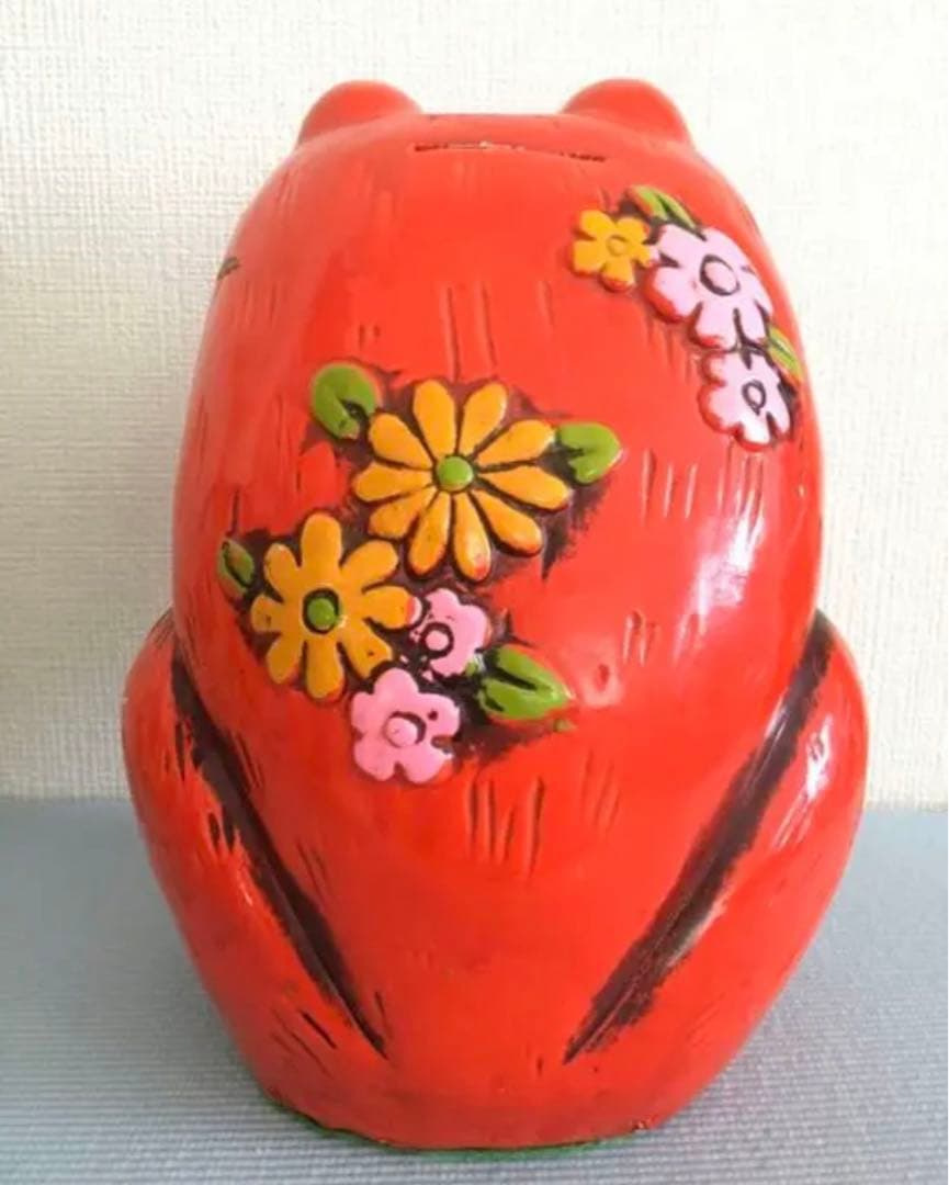 珍品希少！　カエルの貯金箱　ホリデイ・フェア社　1969　昭和レトロ　 23㎝