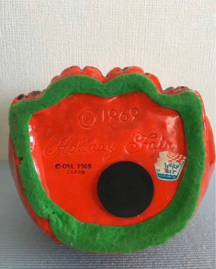 珍品希少！　カエルの貯金箱　ホリデイ・フェア社　1969　昭和レトロ　 23㎝