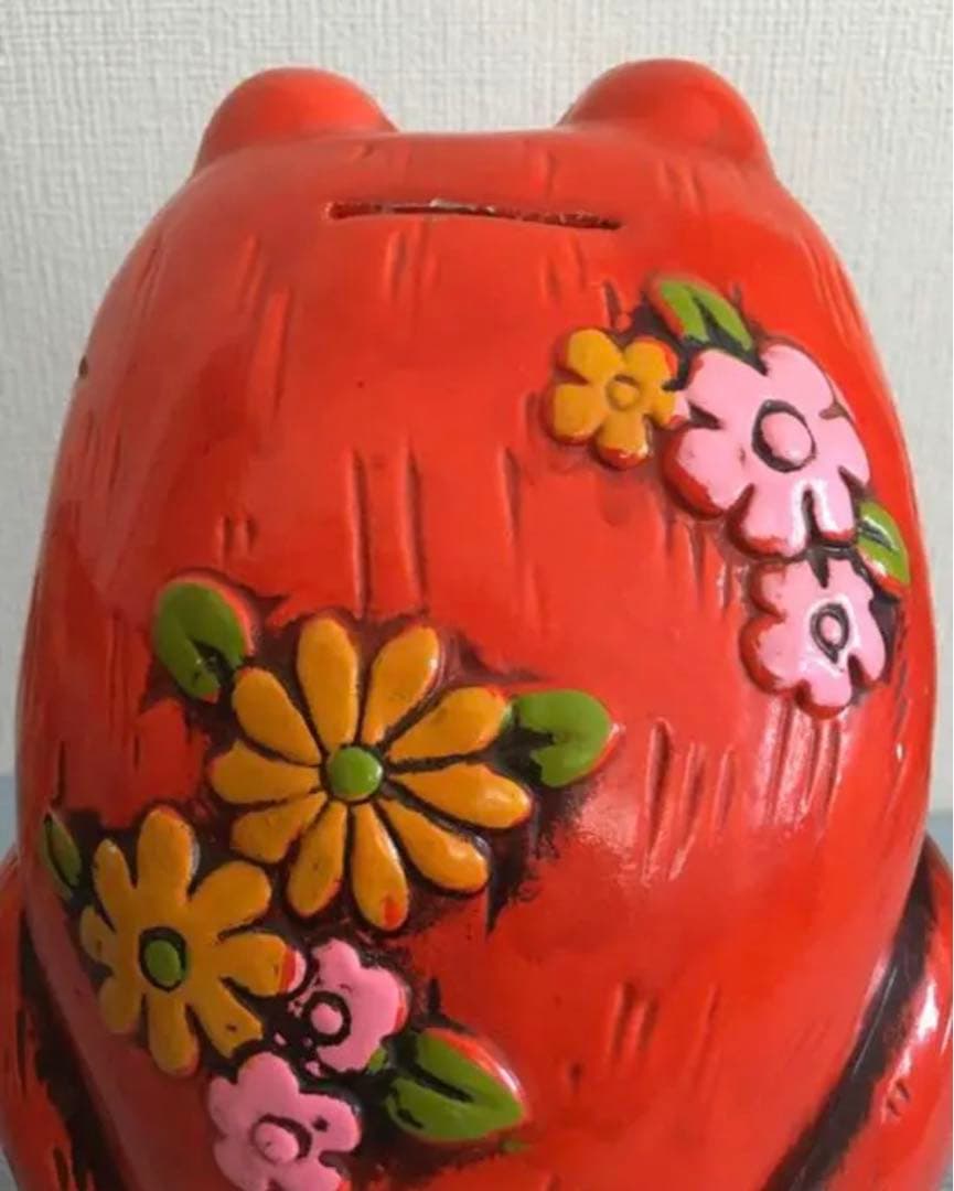 珍品希少！　カエルの貯金箱　ホリデイ・フェア社　1969　昭和レトロ　 23㎝