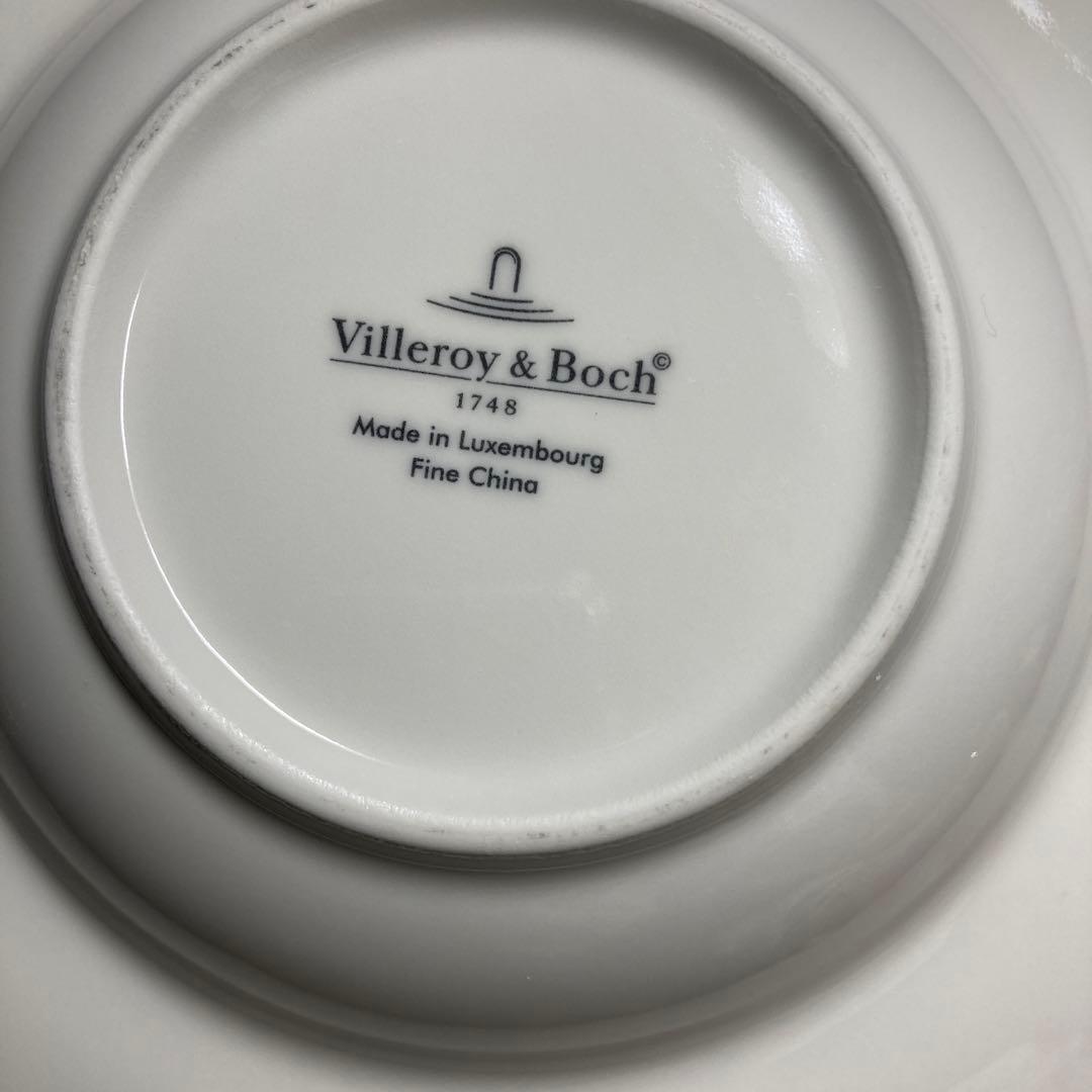 Villeroy & Boch ホワイトエンボス皿3枚セット