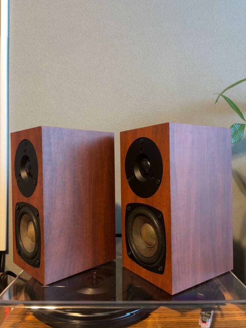 FOSTEX スピーカー 2ウェイ ウッド調