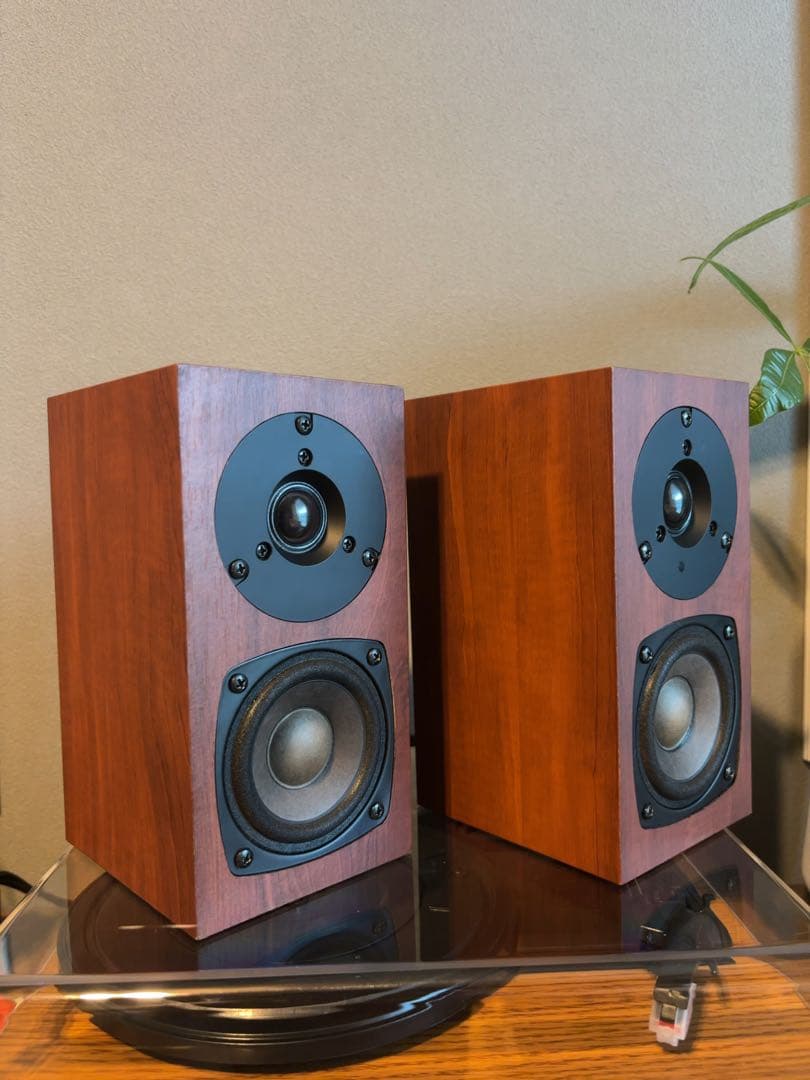 FOSTEX スピーカー 2ウェイ ウッド調