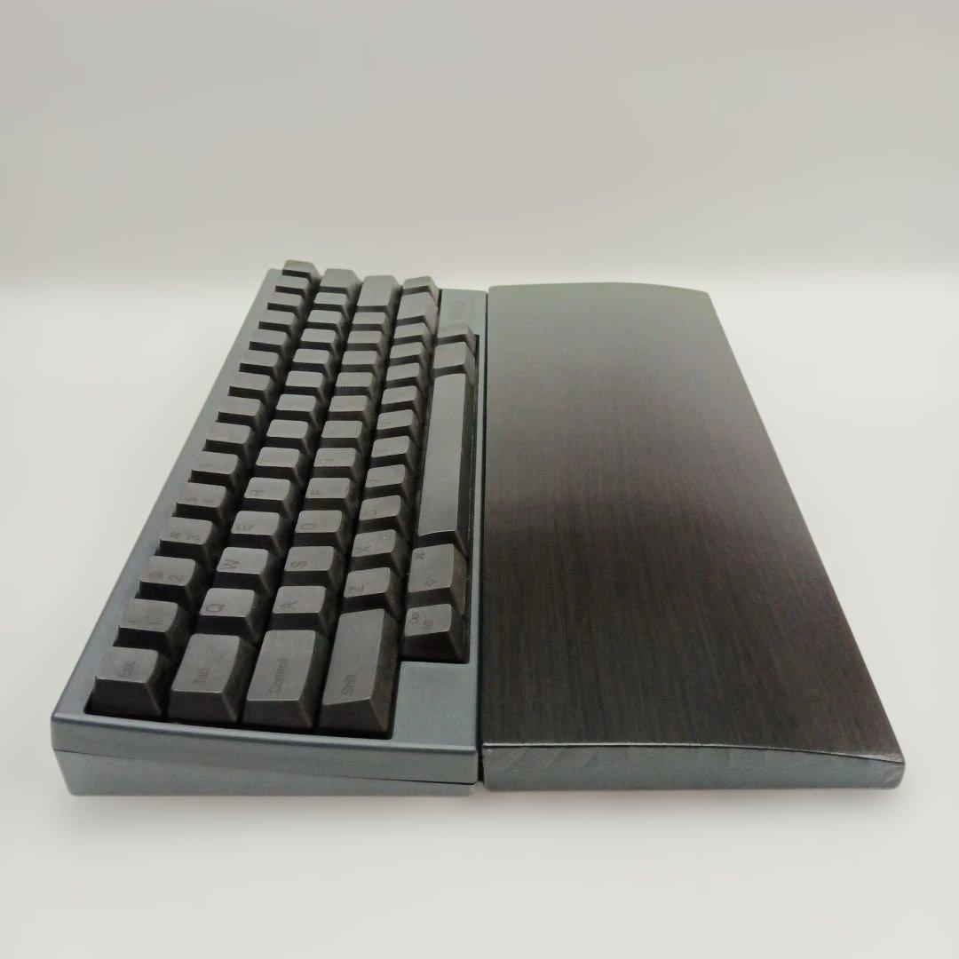 パイン集成材 HHKB用 手作りパームレスト兼キーボードルーフ シン漆黒