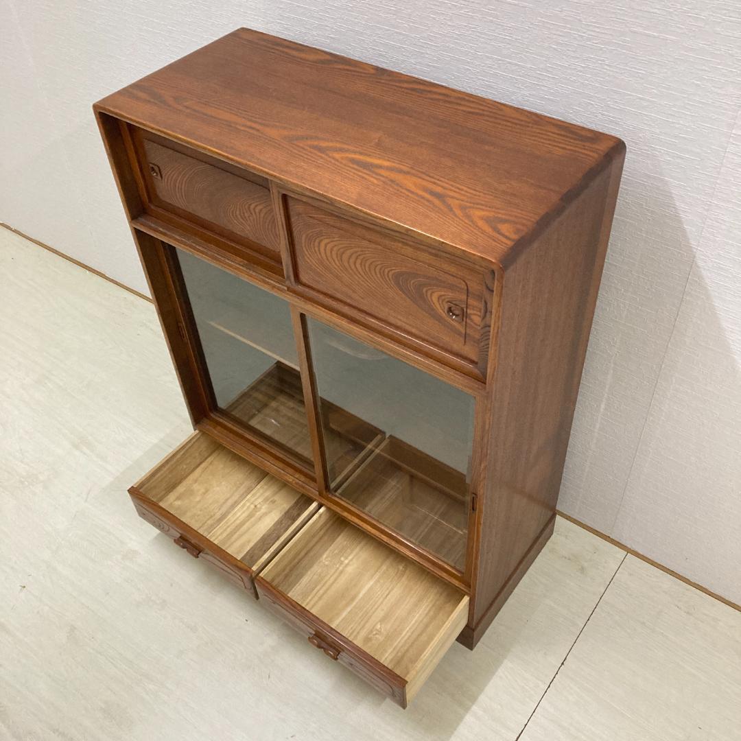 飾り棚　茶棚　茶箪笥　水屋　キャビネット 　民芸　古民家 天然木