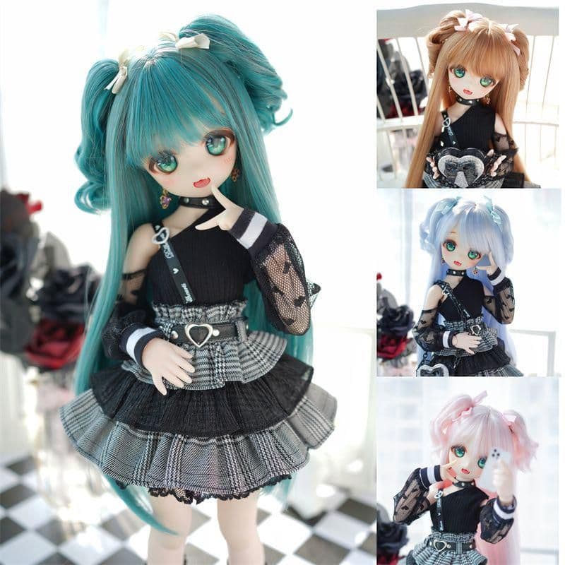 S352 BJD 1/3 人形 ドール　用ウィッグ カツラ 耐熱 ハンドメイド