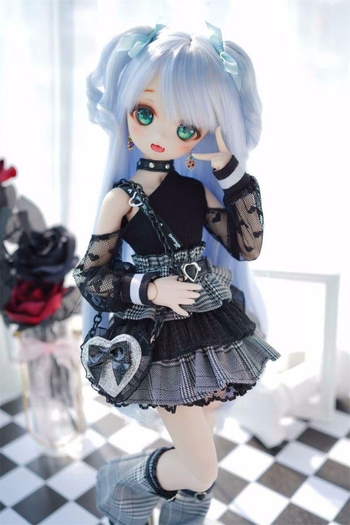S352 BJD 1/3 人形 ドール　用ウィッグ カツラ 耐熱 ハンドメイド
