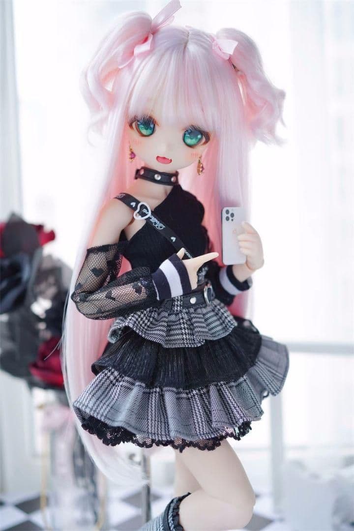 S352 BJD 1/3 人形 ドール　用ウィッグ カツラ 耐熱 ハンドメイド