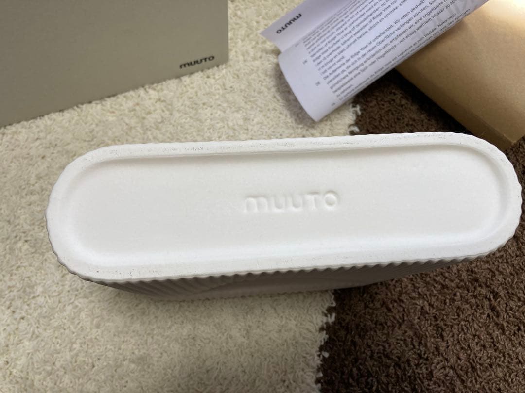 muuto RIDGE VASE オフホワイト　フラワーベース