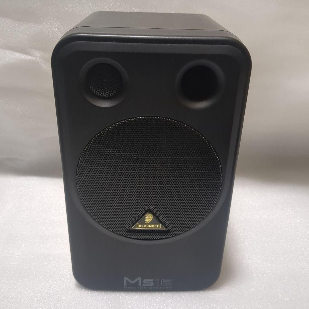 Behringer MS16 スタジオモニター ステレオスピーカー ケーブル付き