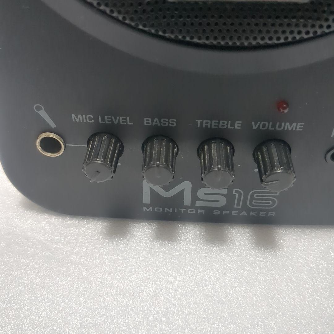 Behringer MS16 スタジオモニター ステレオスピーカー ケーブル付き