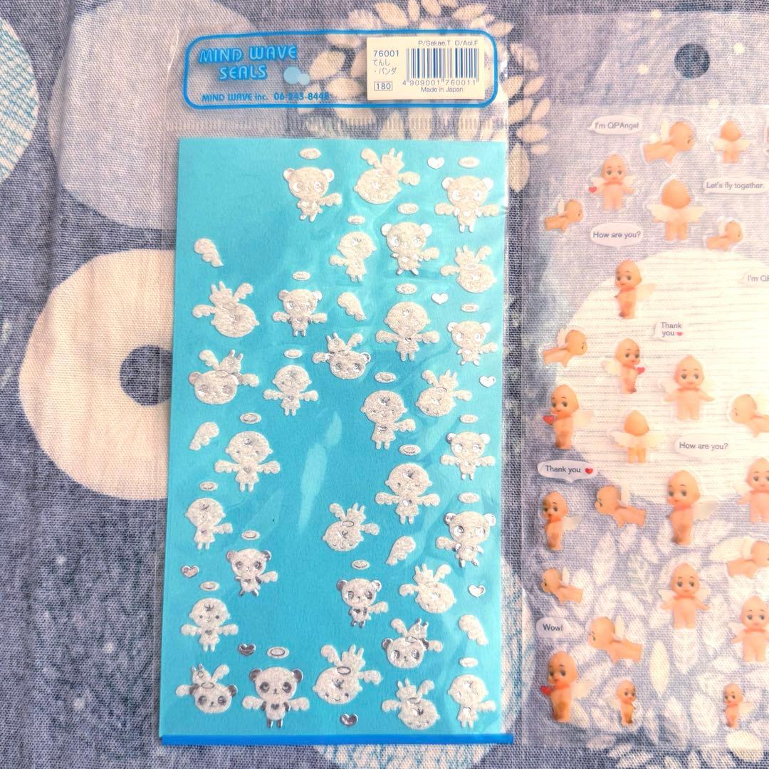 天使 エンジェル キューピー シール ステッカー セット 平成レトロ レア