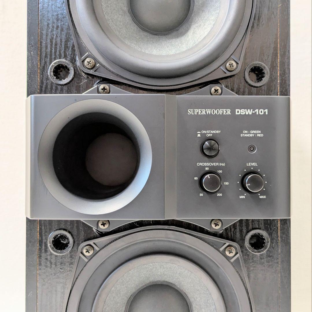 DENON DSW-101 スーパーウーファー 黒