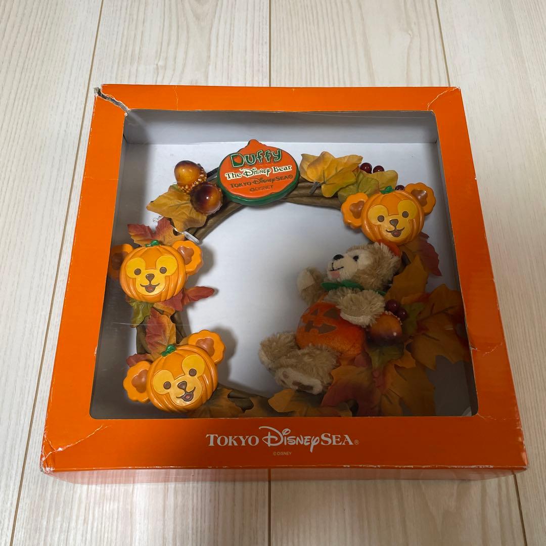 ディズニー　ハロウィン　ダッフィ　リース　マスコット　写真立て　セット