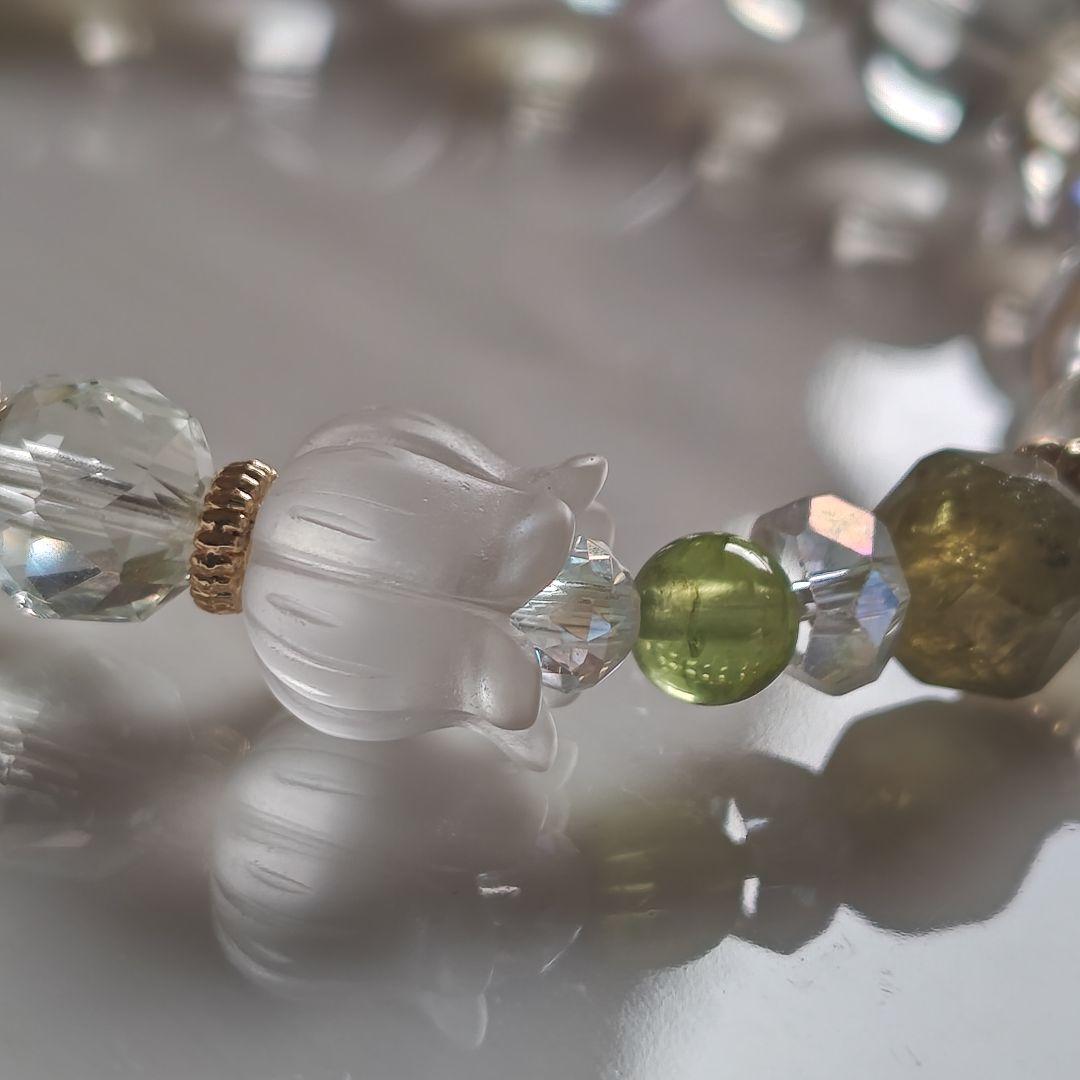 専用です♡新作♡極♡宝石質ペリドット♡ 水ブレス