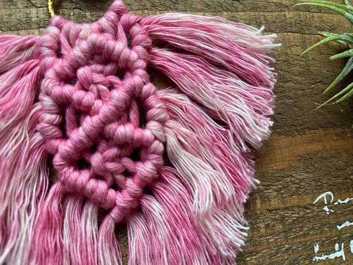 No.31月＆フェザーモチーフのネックレスpink