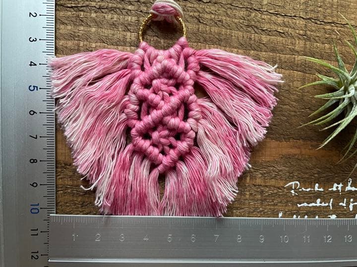 No.31月＆フェザーモチーフのネックレスpink