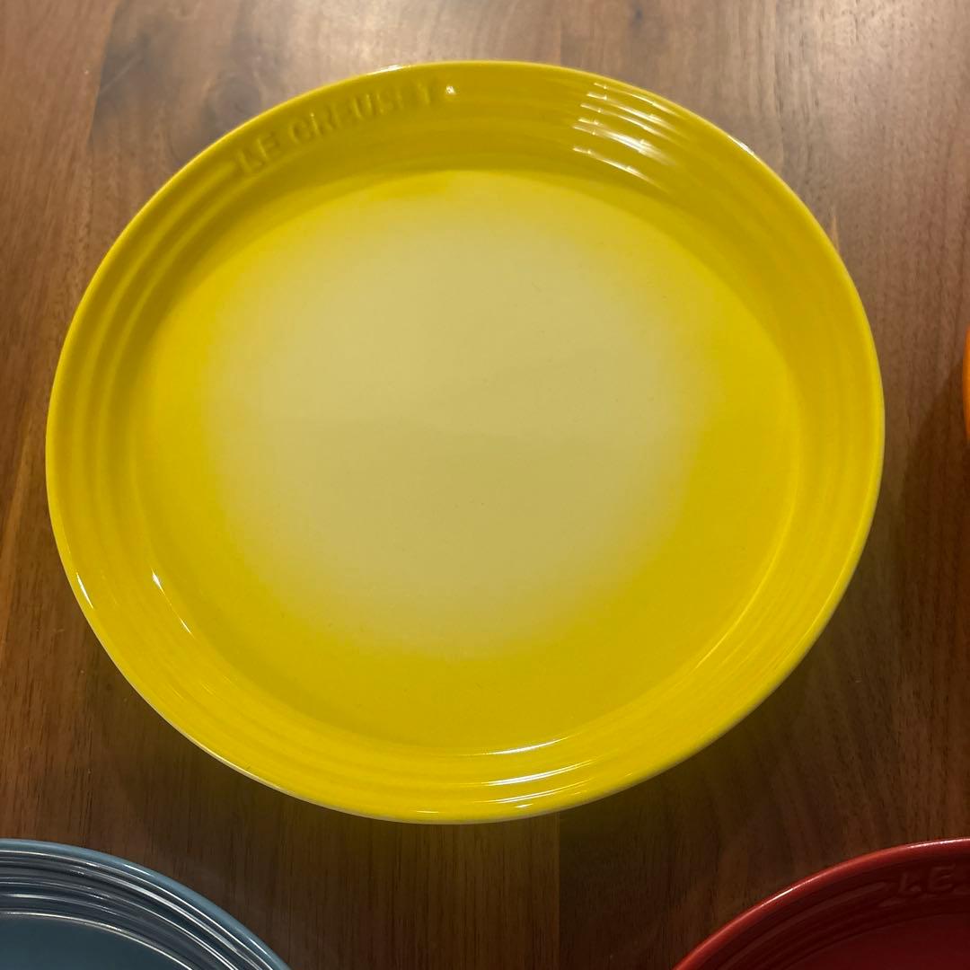 LE CREUSET ル・クルーゼ　ネオラウンドプレート レインボー 22cm