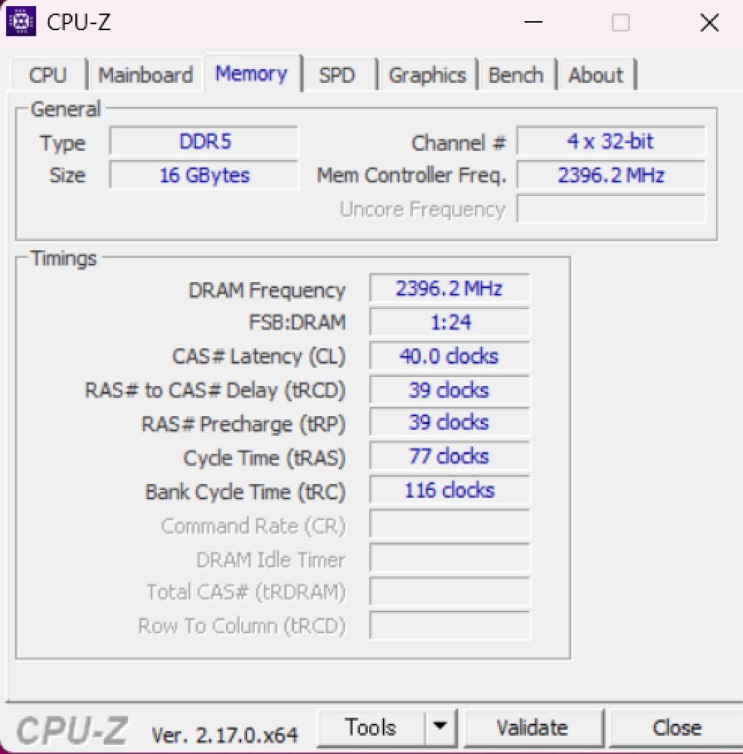 メモリー Crucial CT2K8G48C40U5 DDR5-4800 8GBx2