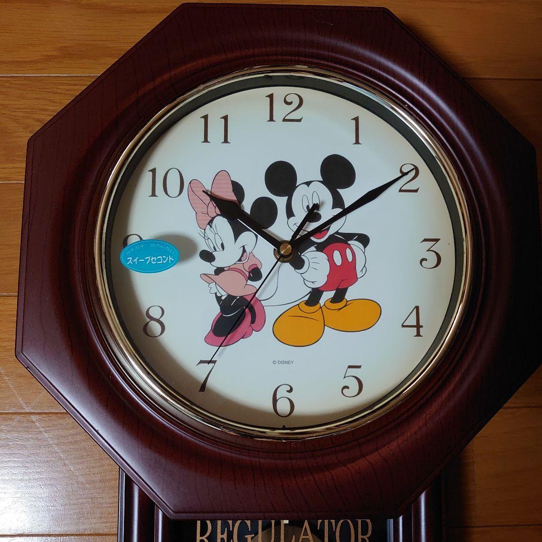 Dalaさま。DISNEY ミッキー & ミニー 振り子 掛時計 レトロ