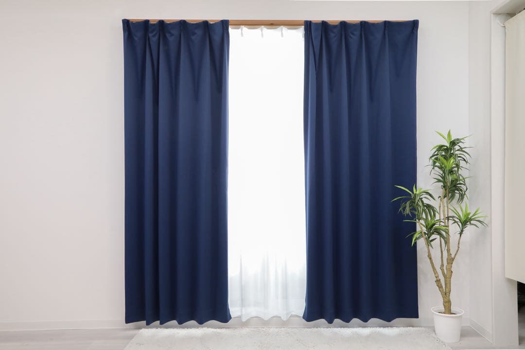 Y　レース付1級遮光カーテン　2セット