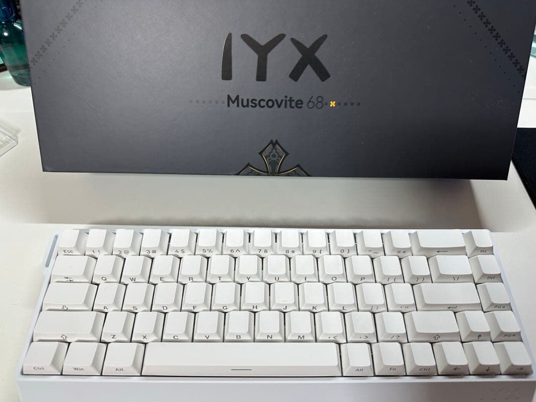 IYX mu68 pro White キーボード ラピトリ