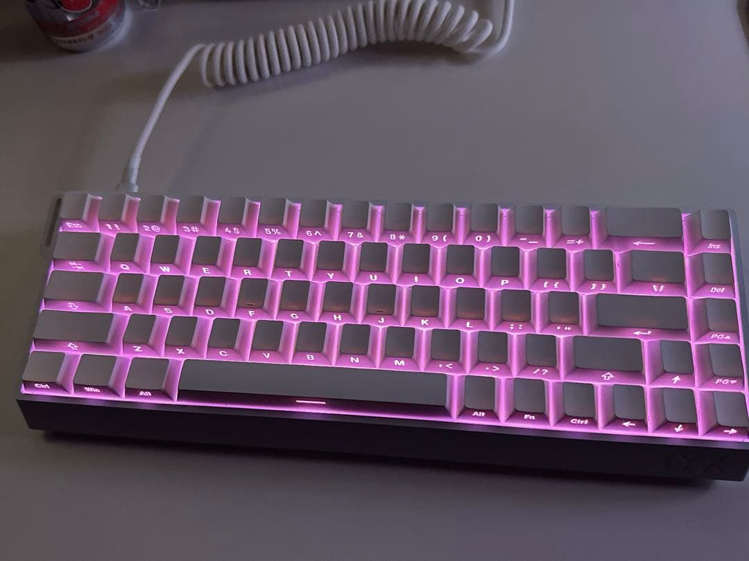 IYX mu68 pro White キーボード ラピトリ