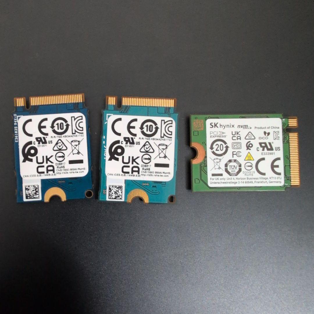 内蔵SSD 512GB 3個セット