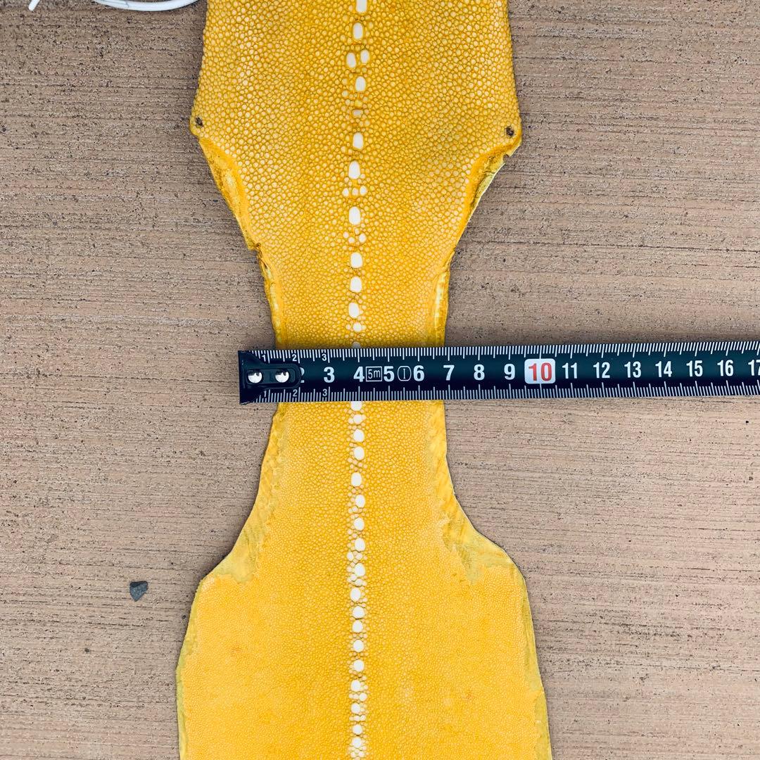 31 AA 連石 ローストーン エイ革 鮫革 スティングレイ スティングレー