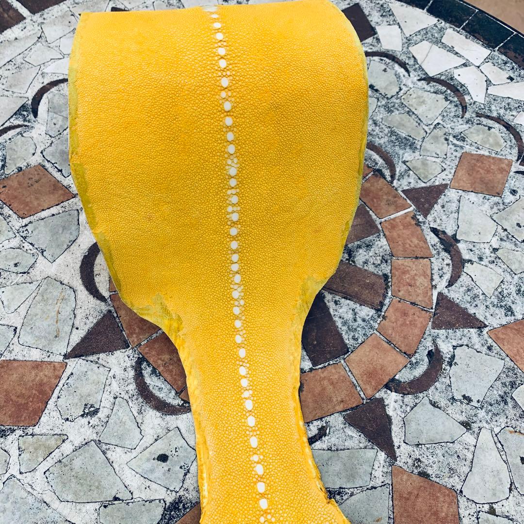 31 AA 連石 ローストーン エイ革 鮫革 スティングレイ スティングレー