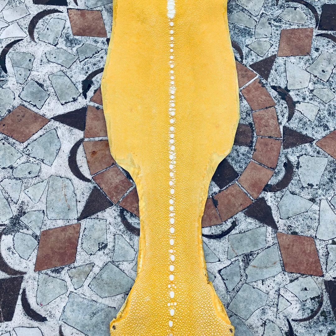 31 AA 連石 ローストーン エイ革 鮫革 スティングレイ スティングレー