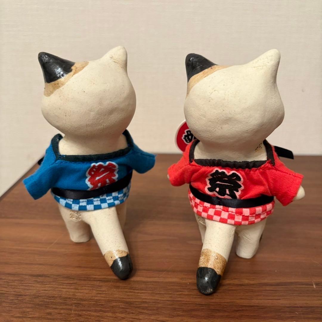 布施猫　2体　小物セット