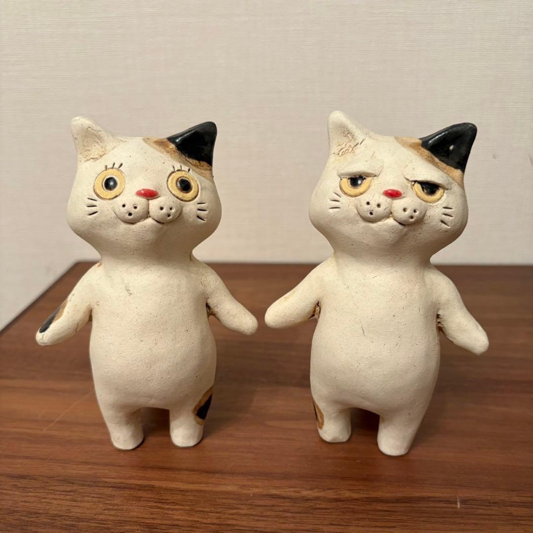 布施猫　2体　小物セット