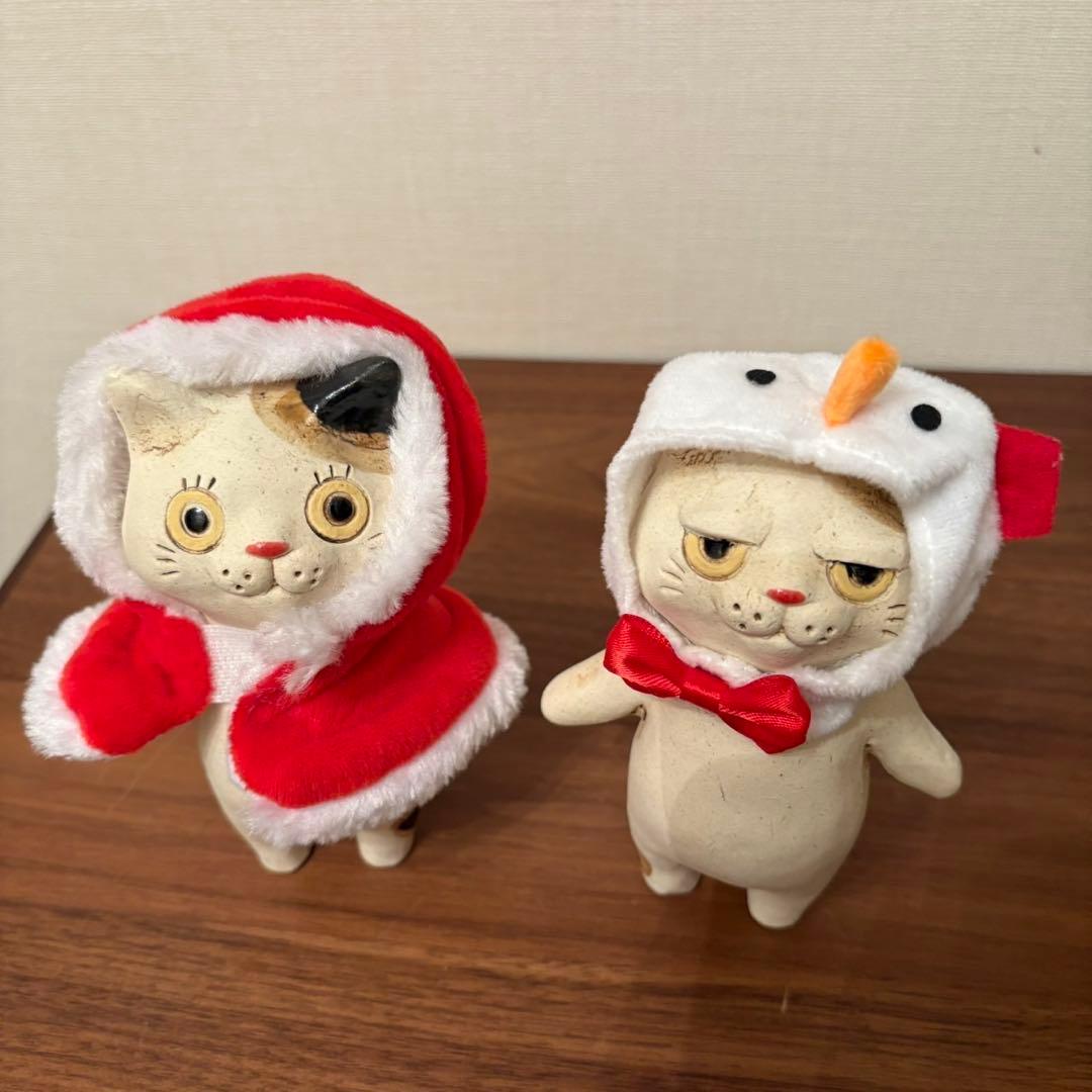 布施猫　2体　小物セット