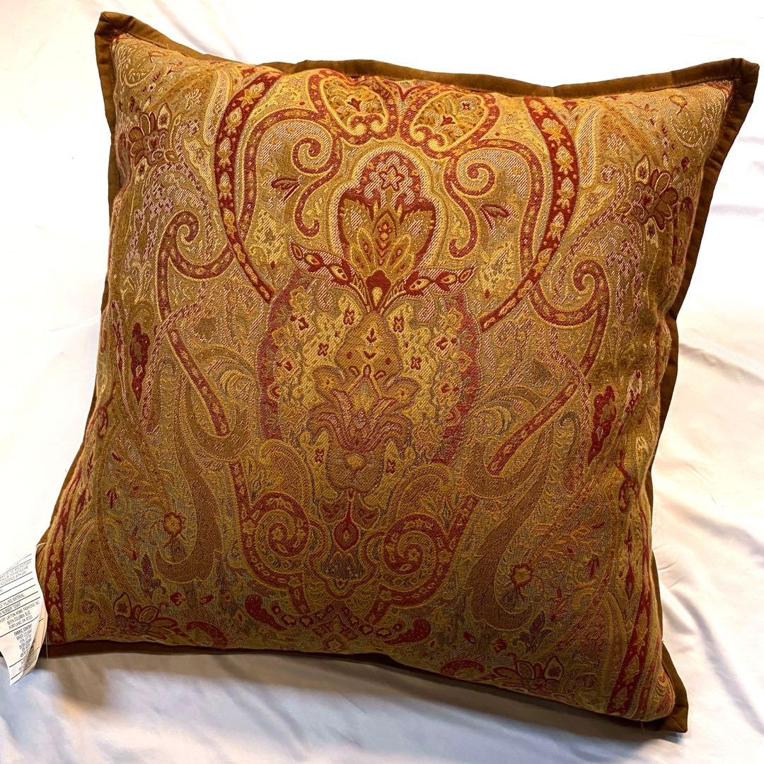 Lauren Ralph Lauren クッション ペイズリー柄 ジャガード織り