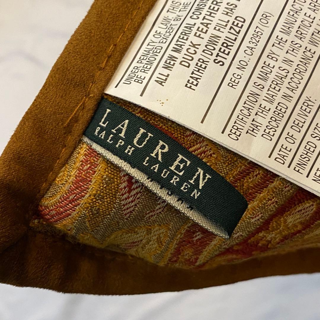 Lauren Ralph Lauren クッション ペイズリー柄 ジャガード織り