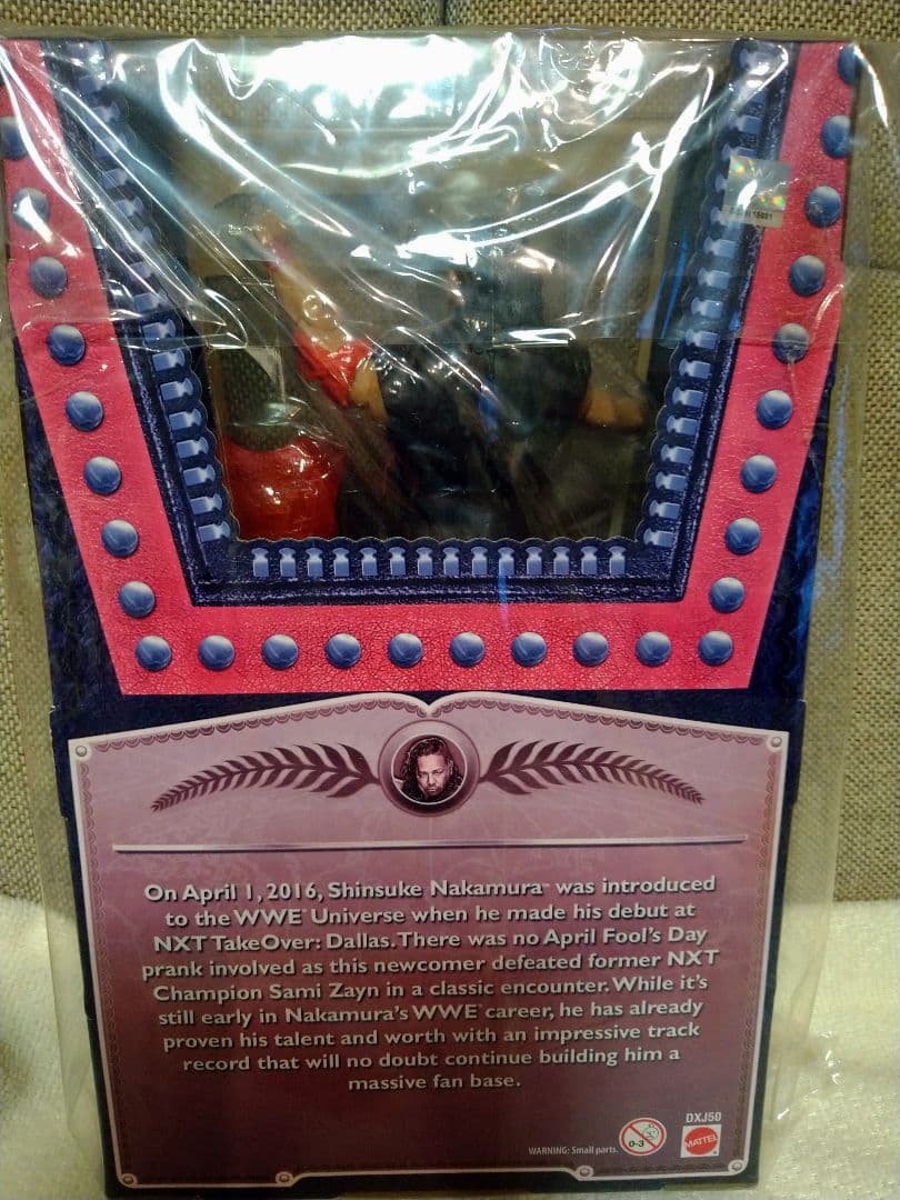 未開封　新日　WWE　中邑真輔　シンスケ．ナカムラ　フィギュア　初期　2016