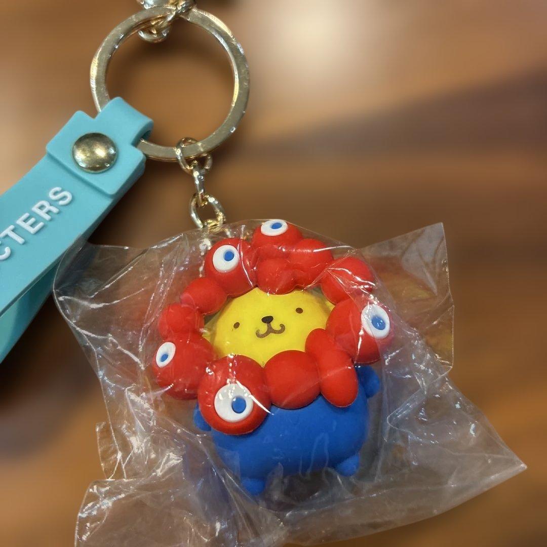 大阪万博 ポムポムプリン　ミャクミャクなりきり　キーホルダー