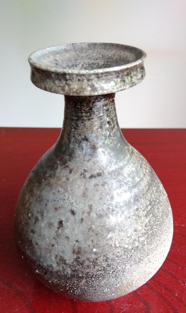 越前焼名工　中村豊（陶杉窯） 自然灰釉還元窯変の究極美が迸る徳利