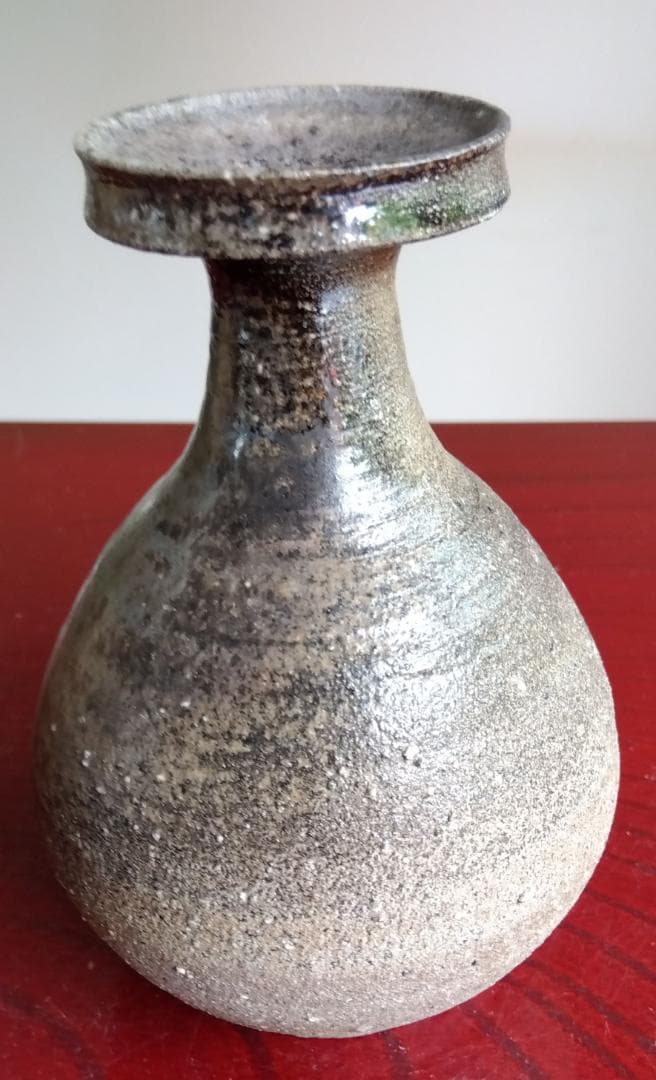 越前焼名工　中村豊（陶杉窯） 自然灰釉還元窯変の究極美が迸る徳利