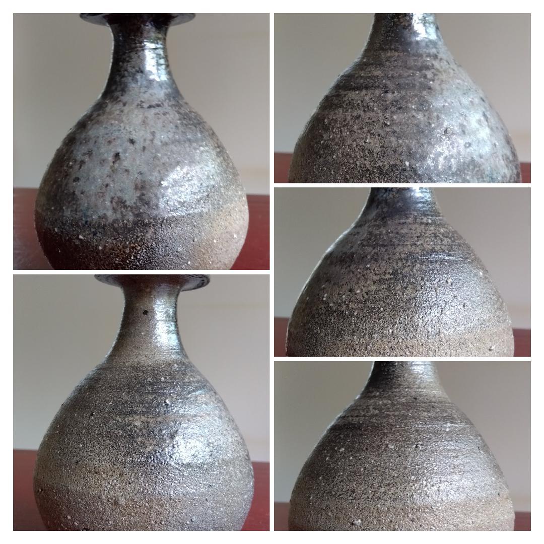 越前焼名工　中村豊（陶杉窯） 自然灰釉還元窯変の究極美が迸る徳利