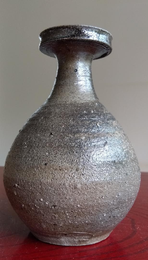 越前焼名工　中村豊（陶杉窯） 自然灰釉還元窯変の究極美が迸る徳利